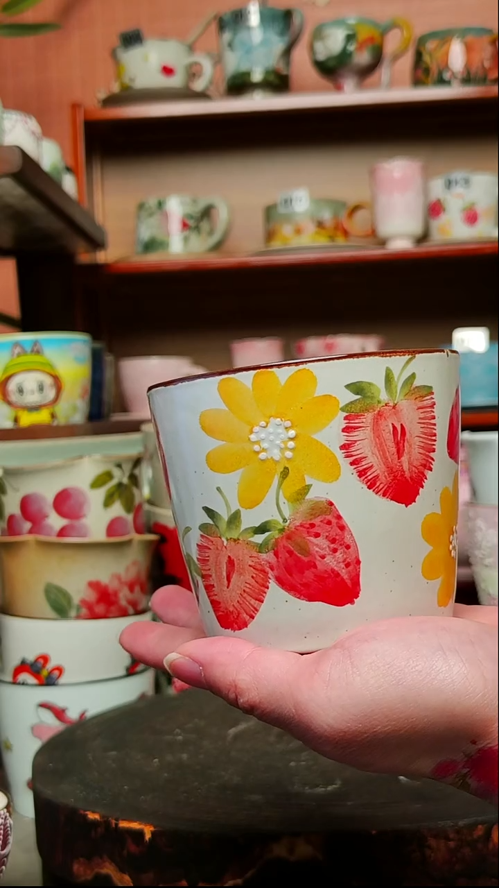 摆件陶景德镇手绘创意陶瓷有瑕