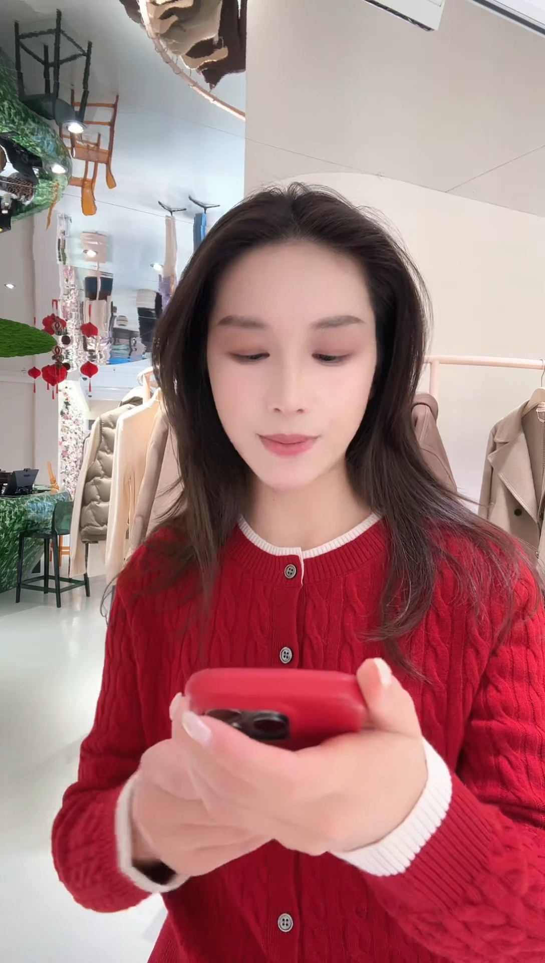门店定制款，红色