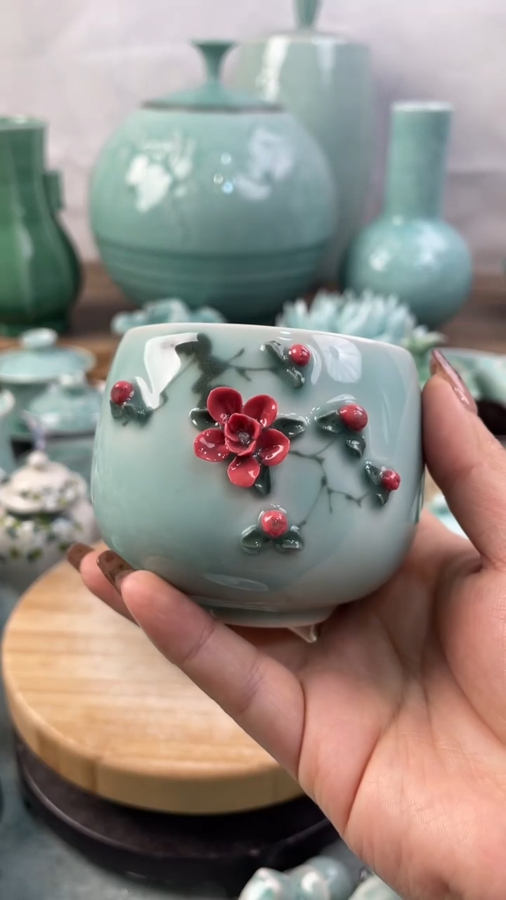 【闪购商品】全手特价福利 微瑕 慧仙青瓷