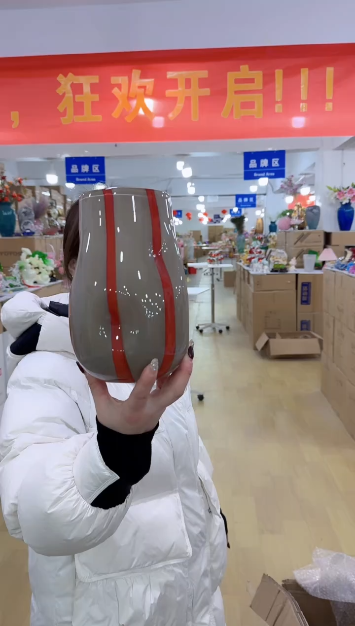 【闪购商品】无铅玻璃美全花器-n-早18