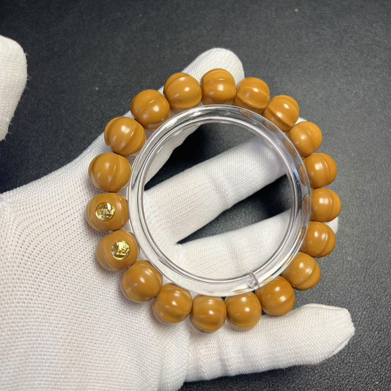 梵尘文玩 全品四花龙岩鲨鱼背 鲨鱼鳍舍得双标猴头核桃文玩手串