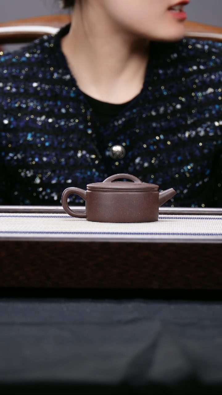 【闪购商品】紫砂茶壶深井紫泥 全手  汉瓦壶