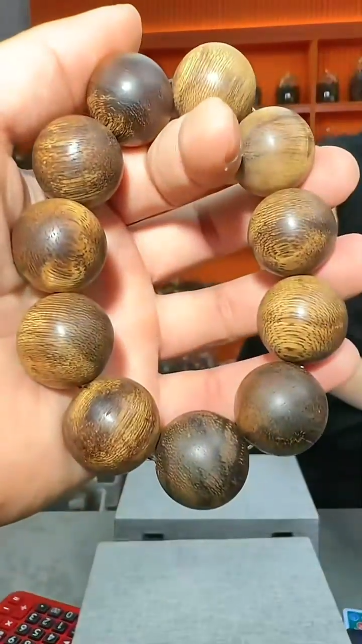 沉香手串142号沉水单圈78g2.3多样性发一