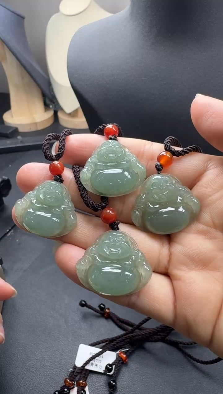 【闪购商品】翡翠颈饰未镶嵌YM772佛公多样性发一