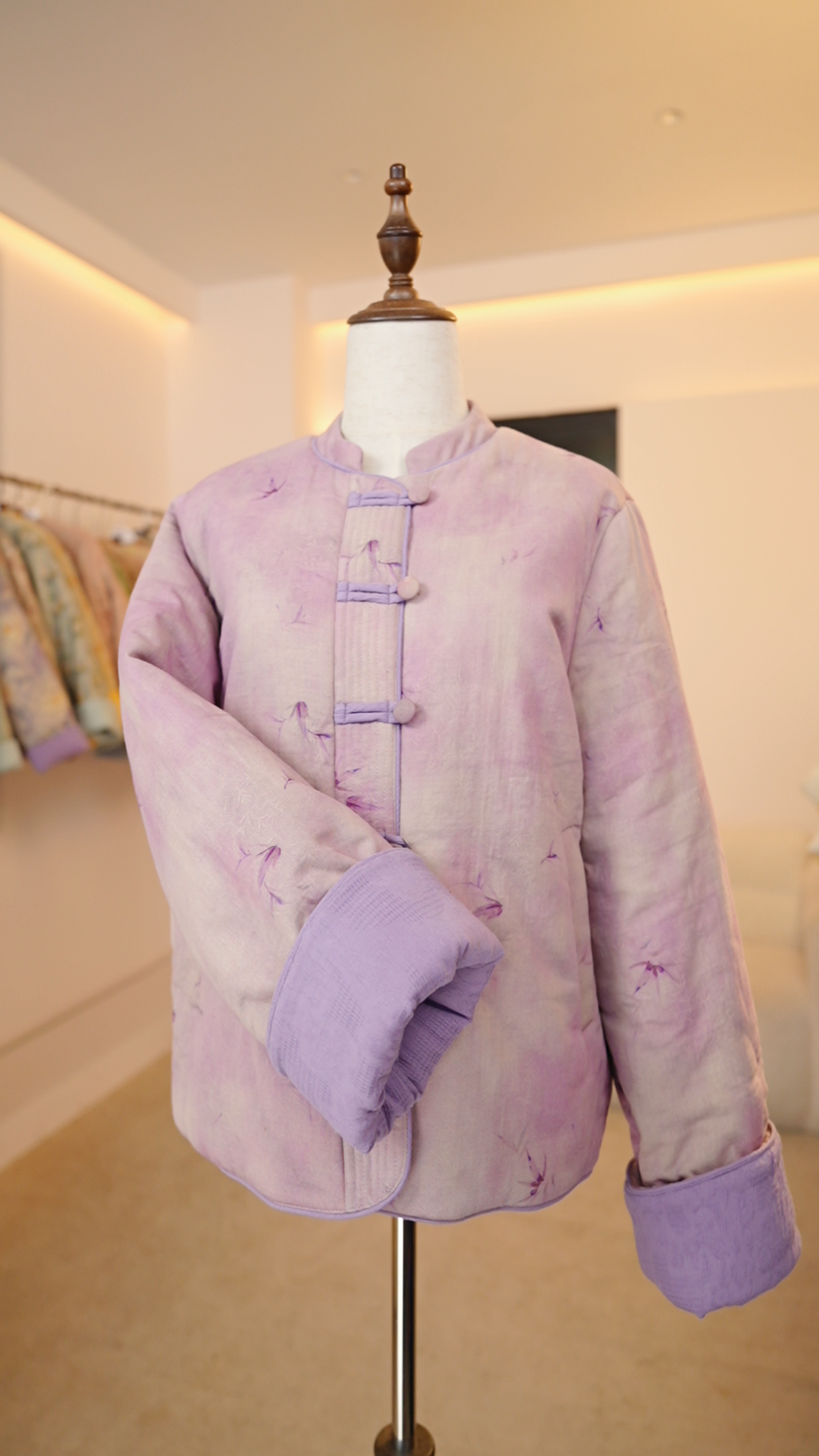 【疏影】冬季国风新中式冬款棉服上衣女