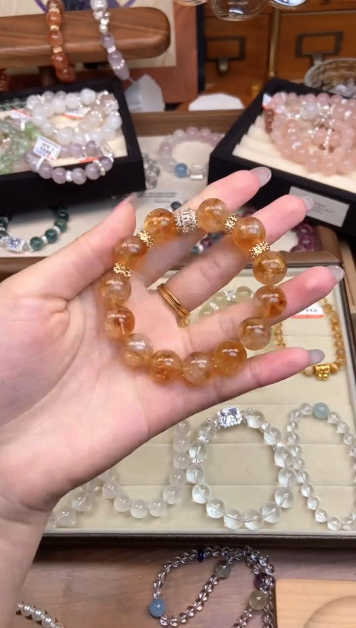 【闪购商品】水晶手链未镶嵌黄水晶