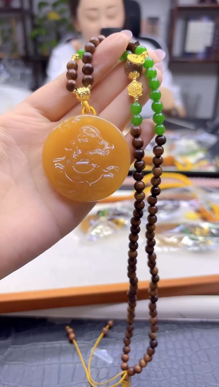 毛衣链未镶嵌和田玉DIY款M863