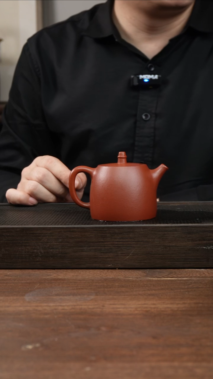 茶杯紫砂蓝*朱泥汉铎     200CC 