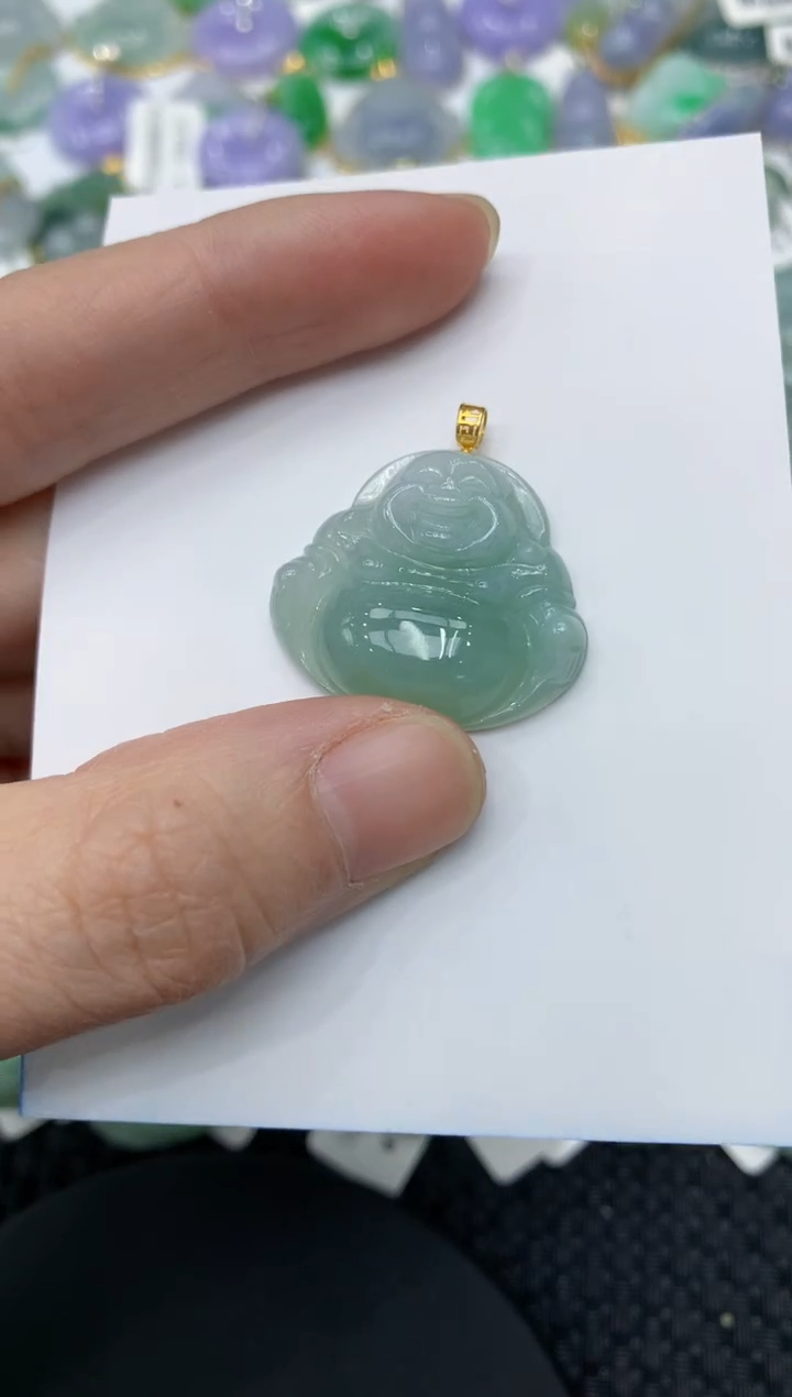 【闪购商品】翡翠颈饰18K金镶嵌11111111