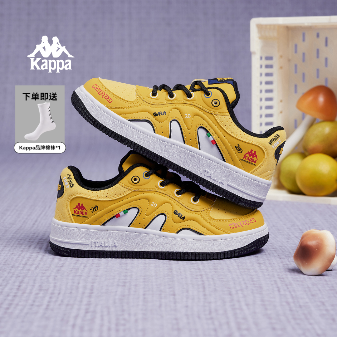 Kappa/卡帕蘑菇鞋冬季时尚潮流板鞋子新款增高舒适运动女鞋子29CZ