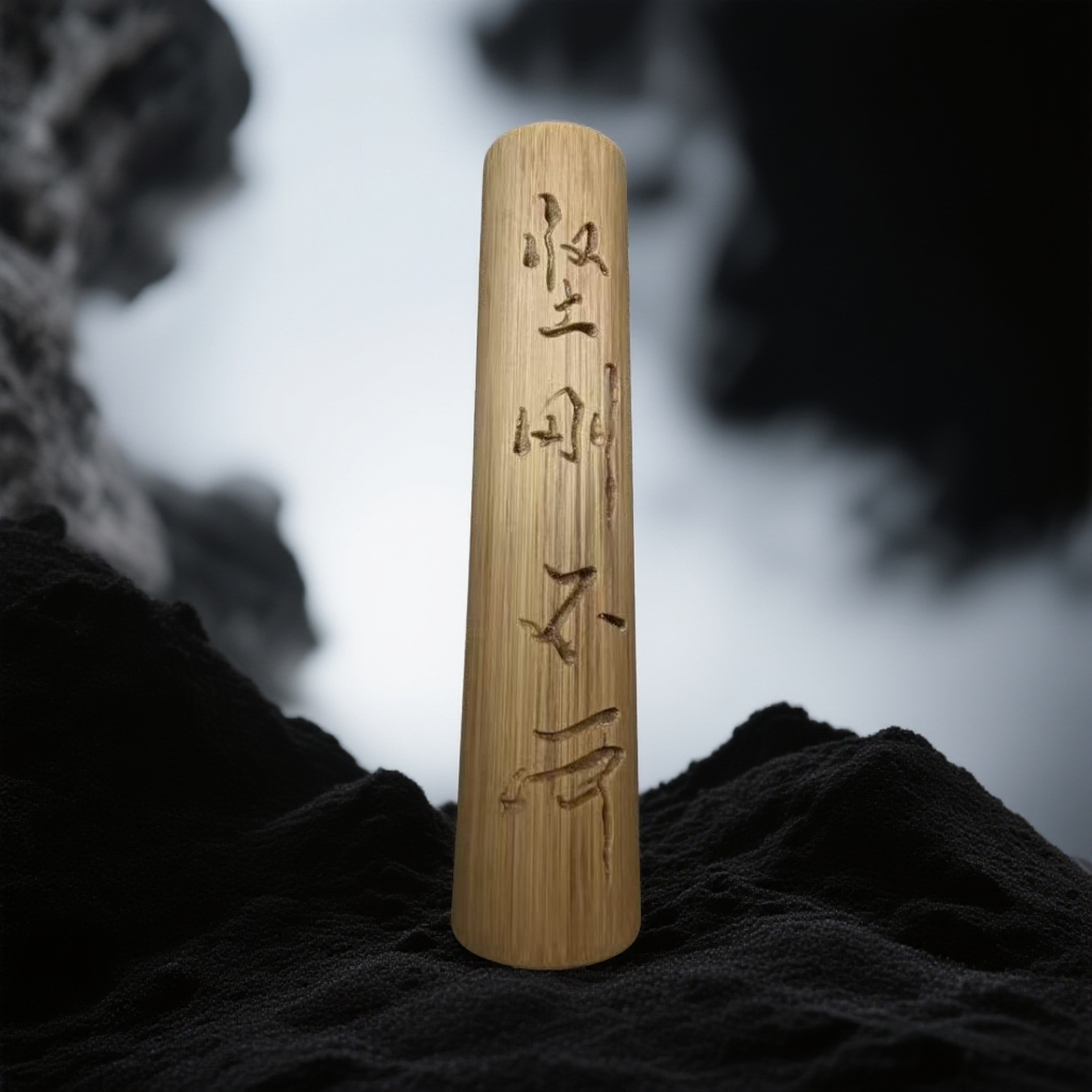 纯天然竹制品原生态实心竹手把件纯手工雕刻刻字工艺高端摆件