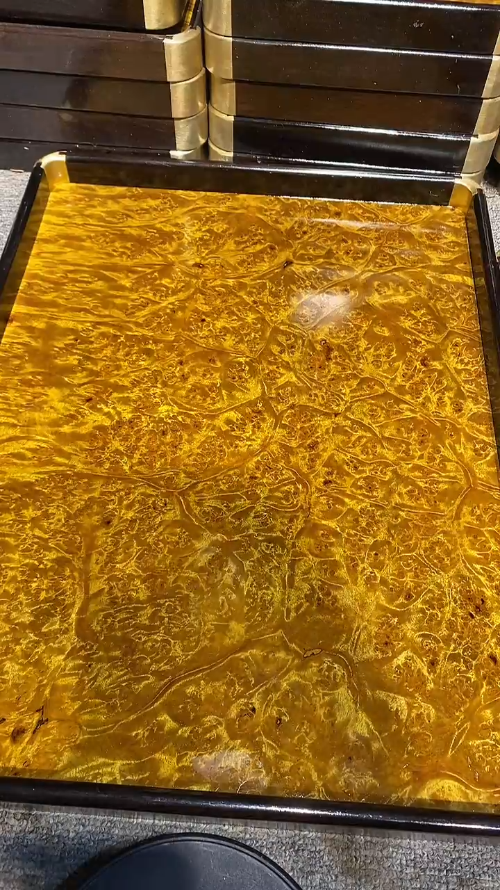 木木雕款旺****手大茶盘一个