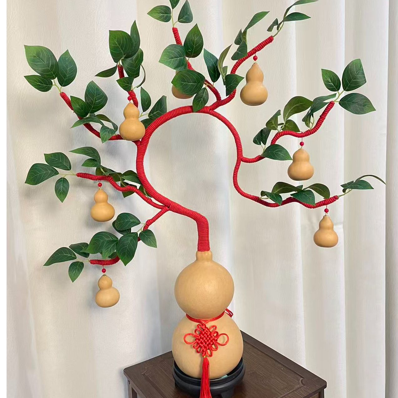 大葫芦树发财树纯手工制作 直播间一物一拍（支持定制）