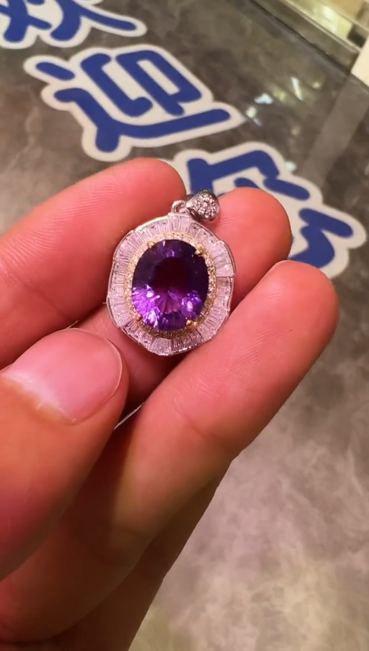 颈饰银S925镶嵌水晶1212m090多样性发其一