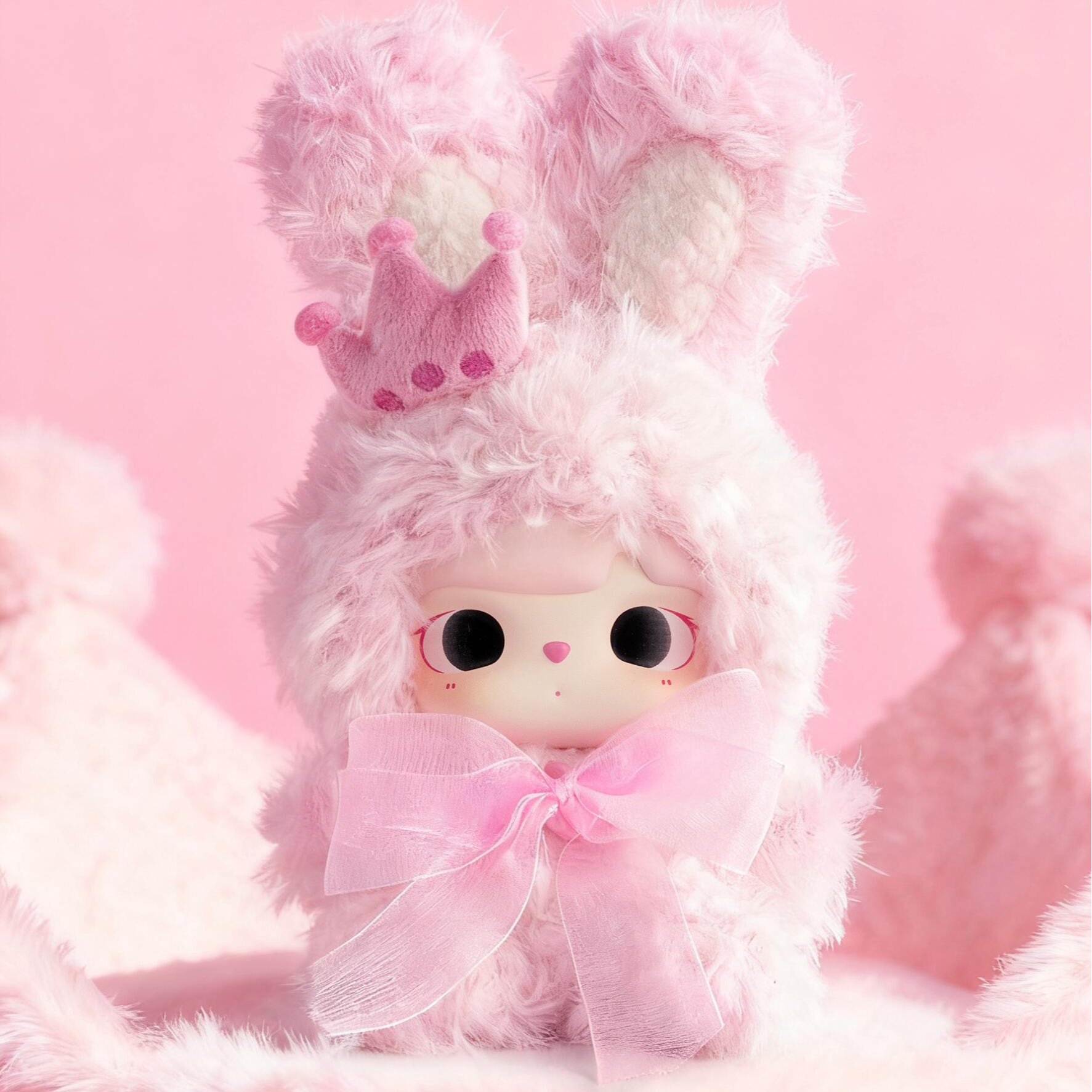 （新品）兔兔与熊毛绒心动N次方系列摆件