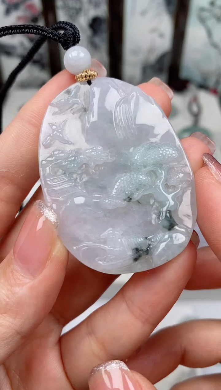 【闪购商品】翡翠颈饰未镶嵌吊坠