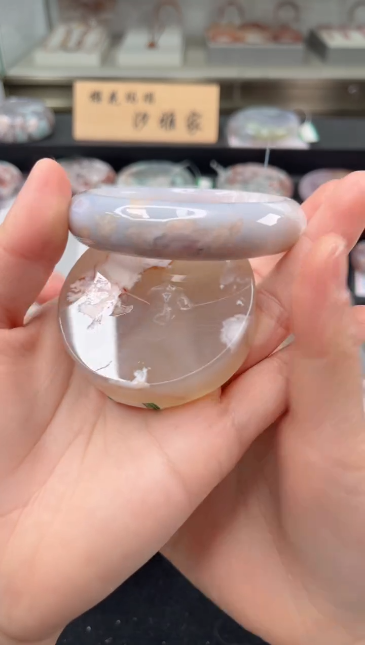 未镶嵌手镯石英质玉59圈口（赠品镯心）6648699