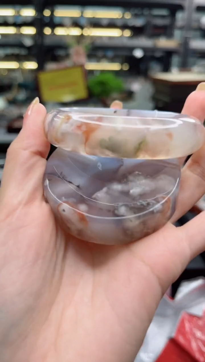 【闪购商品】石英质玉手镯未镶嵌60圈口（赠品镯心）6571423