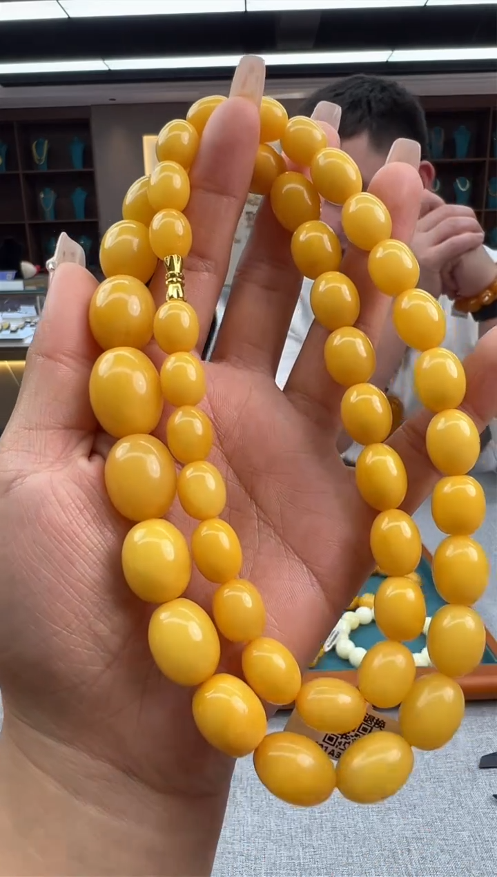 【闪购商品】琥珀颈饰未镶嵌5秒拍号