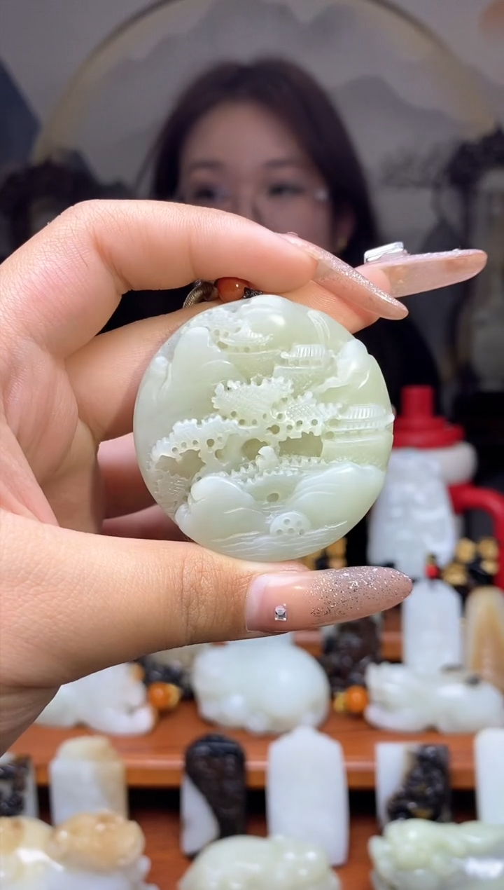 【闪购商品】和田玉吊坠未镶嵌102