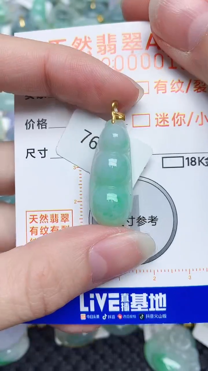 【闪购商品】翡翠颈饰18K金镶嵌45345345345