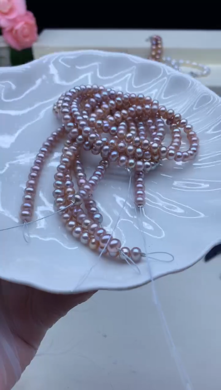 【闪购商品】淡水珍珠颈饰未镶嵌淡水珍珠项链多样性发其一