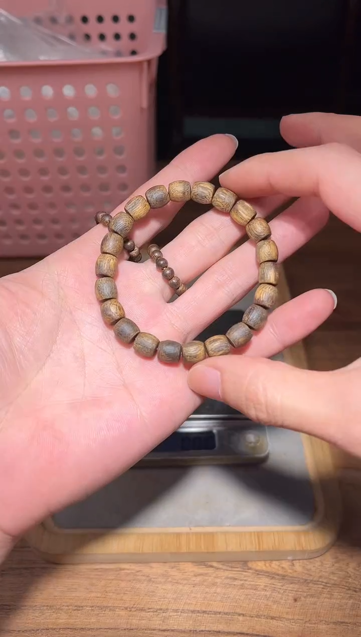 沉香沉香碎屑762号蓝宝石08沉浮鼓珠单圈碎屑香粉多样性发一8