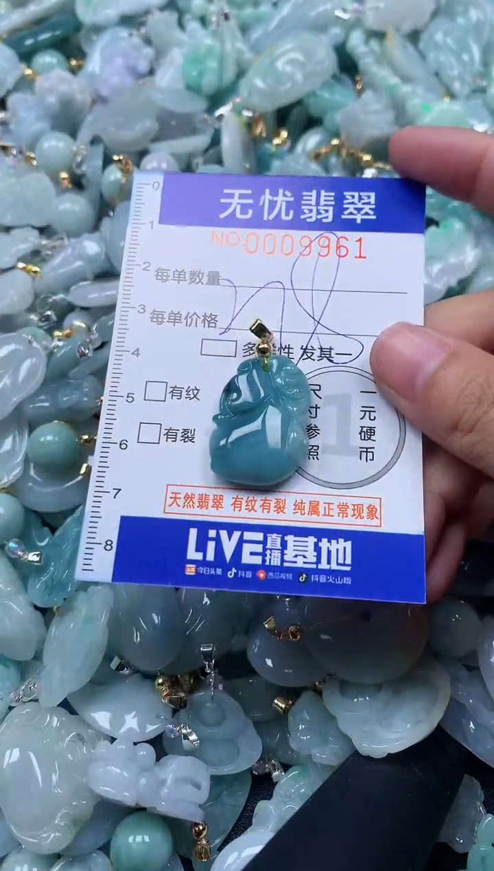 颈饰未镶嵌翡翠9961