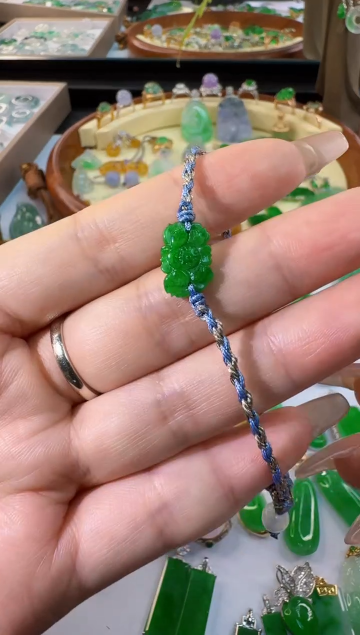 【闪购商品】翡翠颈饰未镶嵌缅甸翡翠A货