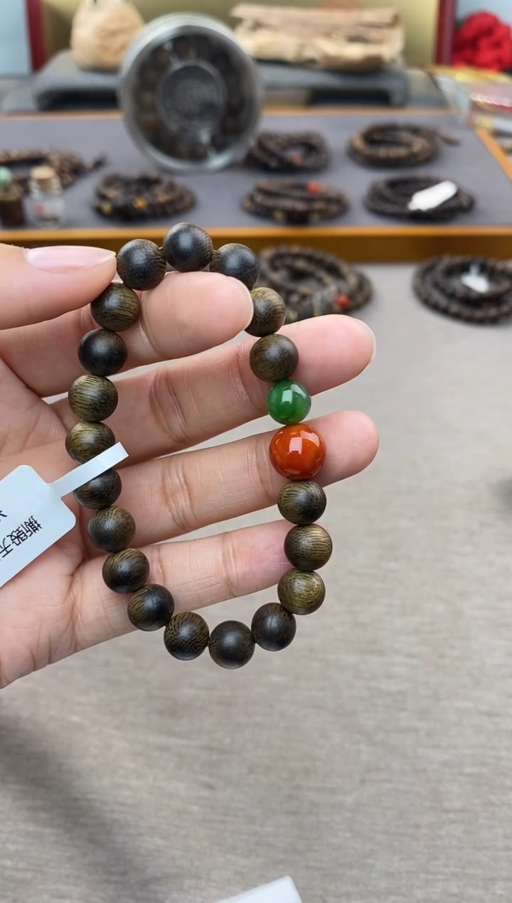 【闪购商品】沉香手串黄棋楠沉水08老料＋配饰设计