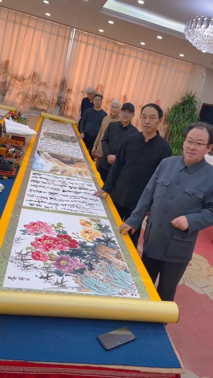 【闪购商品】书法多人合作 书法长卷