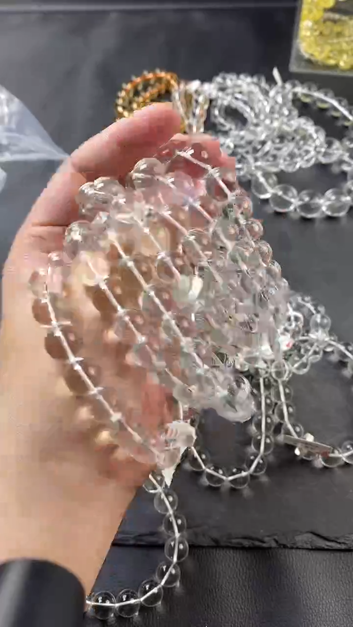 水晶手串未镶嵌白水晶12mm