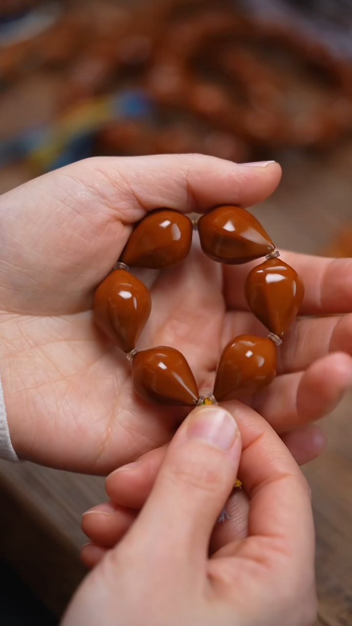 手串/手链橄榄核6籽小手捻（标色随机）