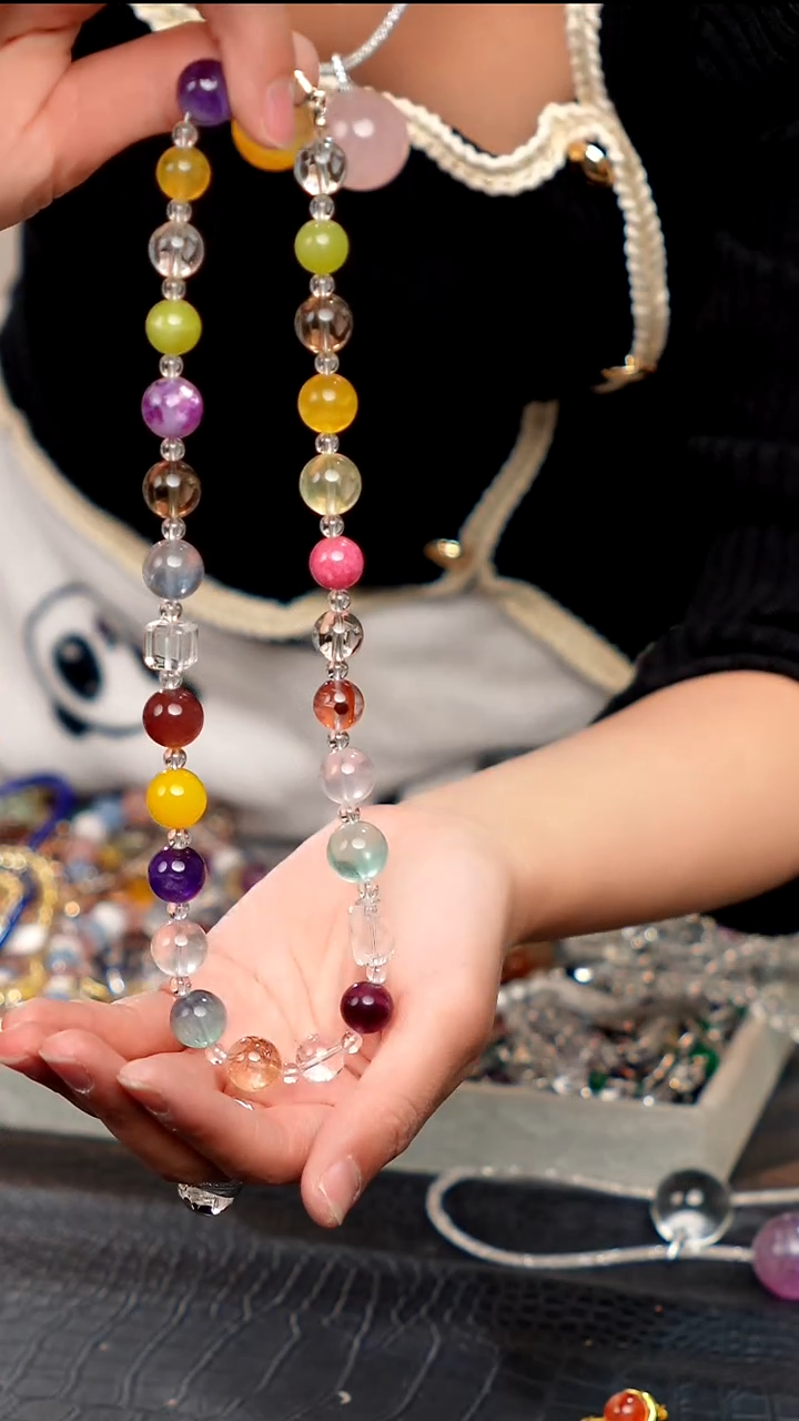 水晶摆件银S925镶嵌58