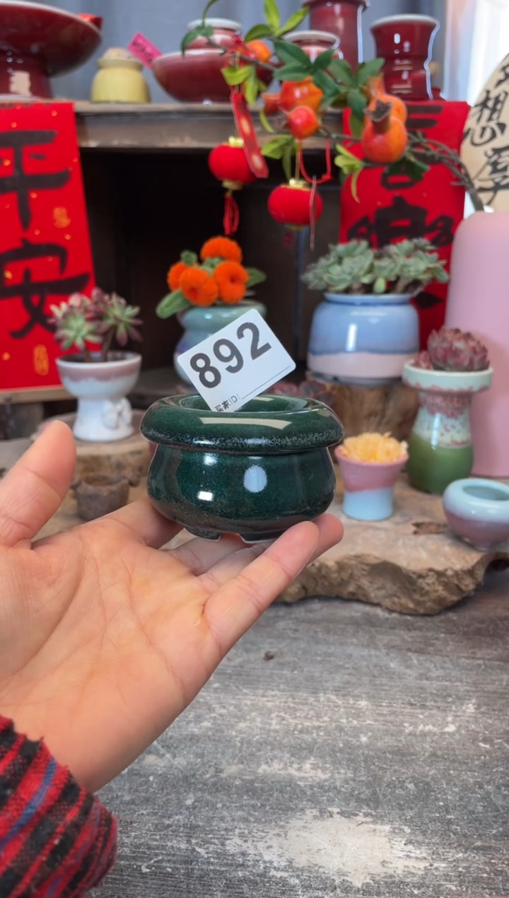 【闪购商品】摆件892知木小芳花盆