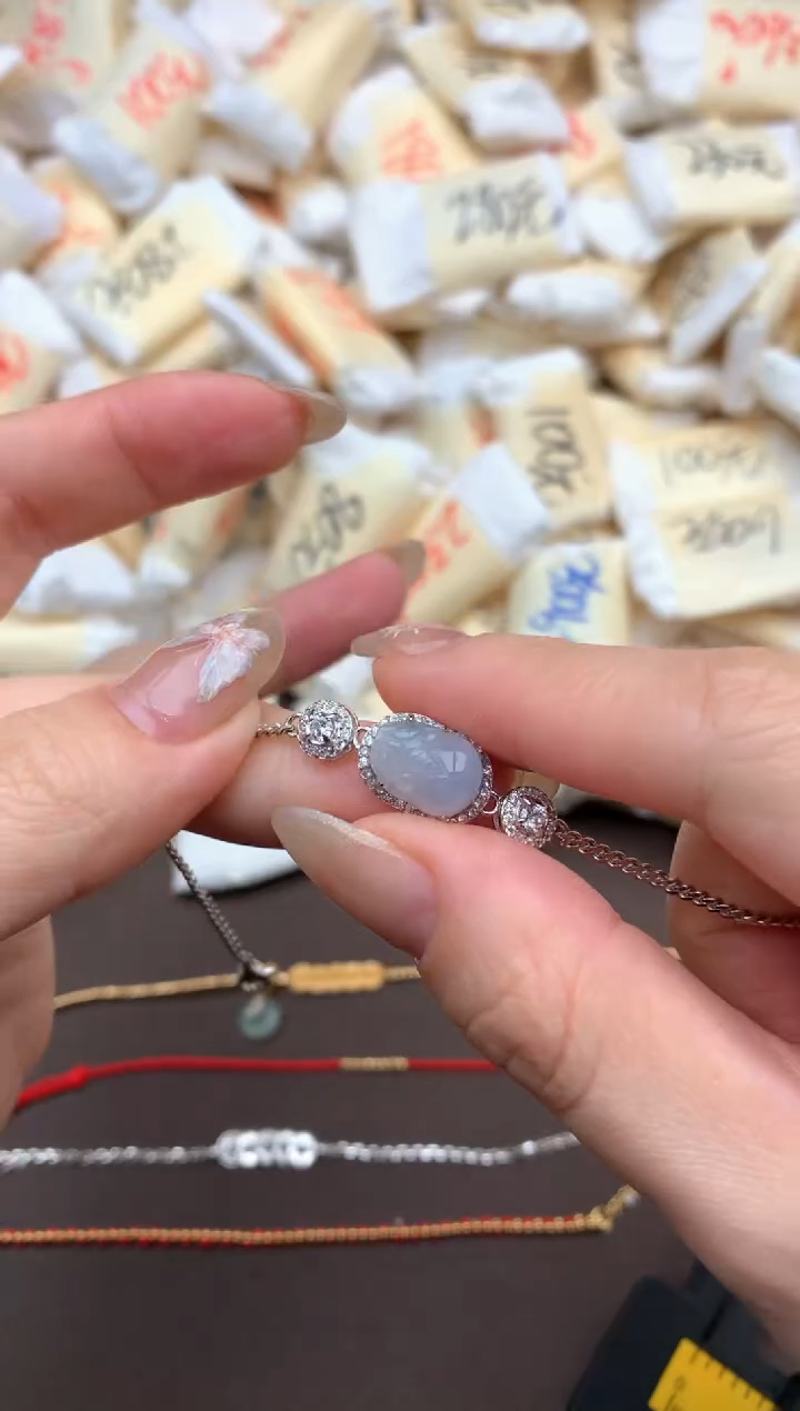 【闪购商品】翡翠挂件银S925镶嵌 一