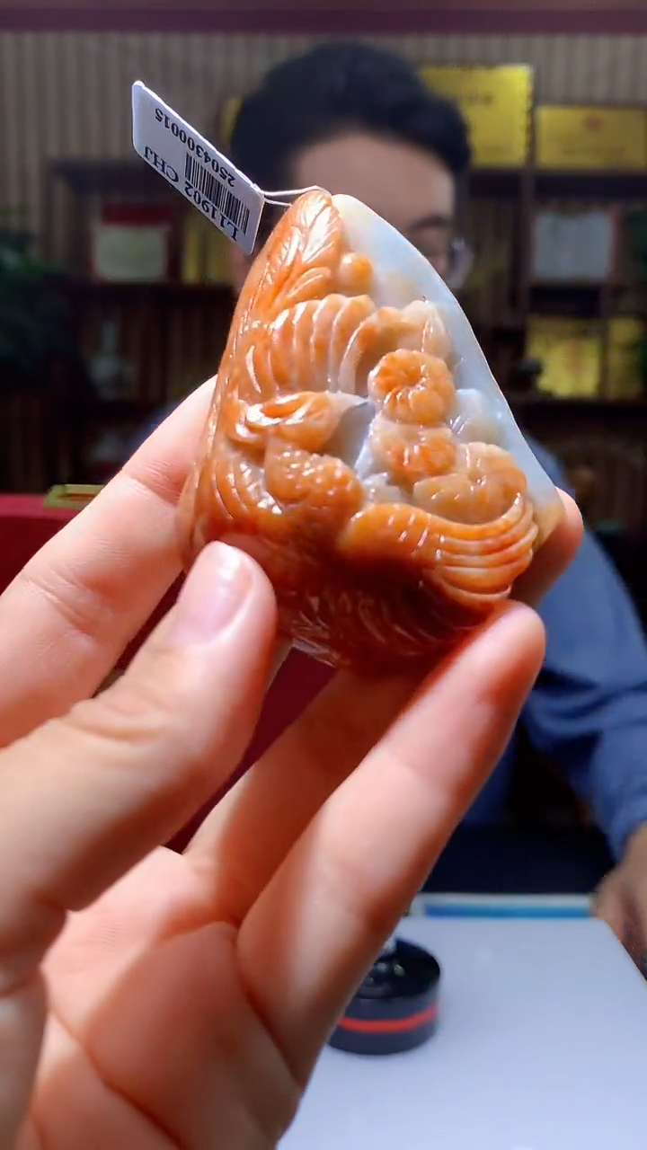 定制翡翠未镶嵌1071hm-毛货挂件17