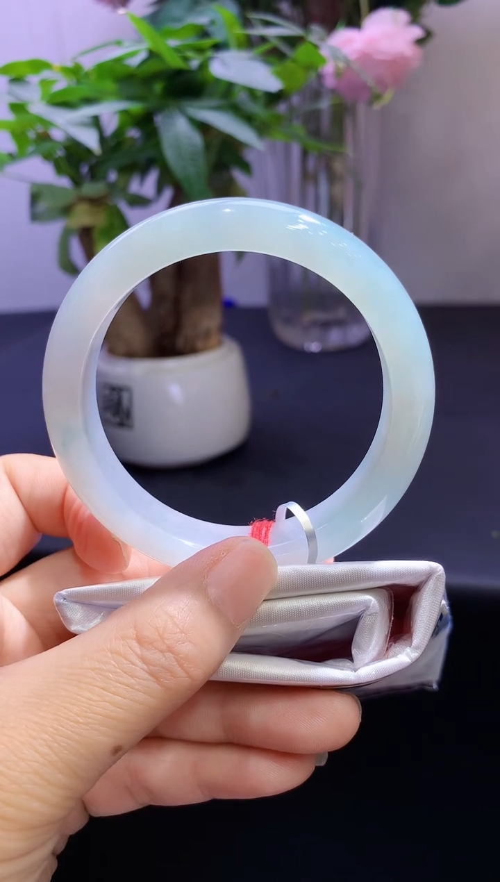 未镶嵌手镯翡翠翡翠手镯圈口57-t90