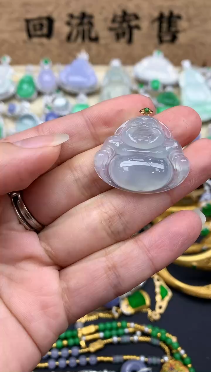 【闪购商品】翡翠颈饰18K金镶嵌480-中国好珍宝