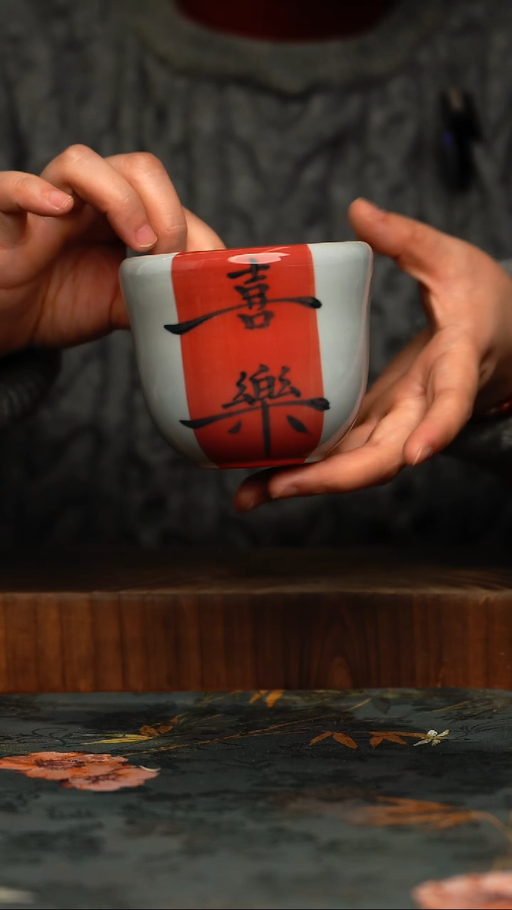 瓷片釉下彩手工手绘同款