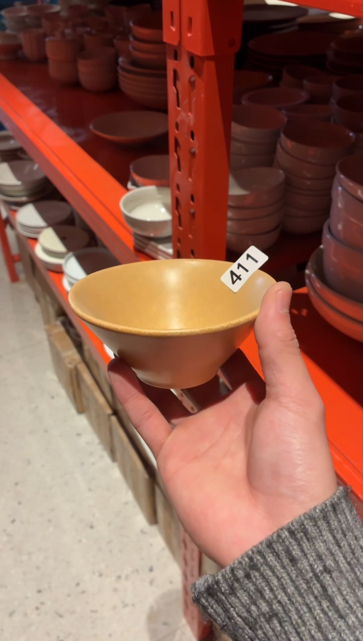 瓷片与***，411燕麦黄斗碗1个