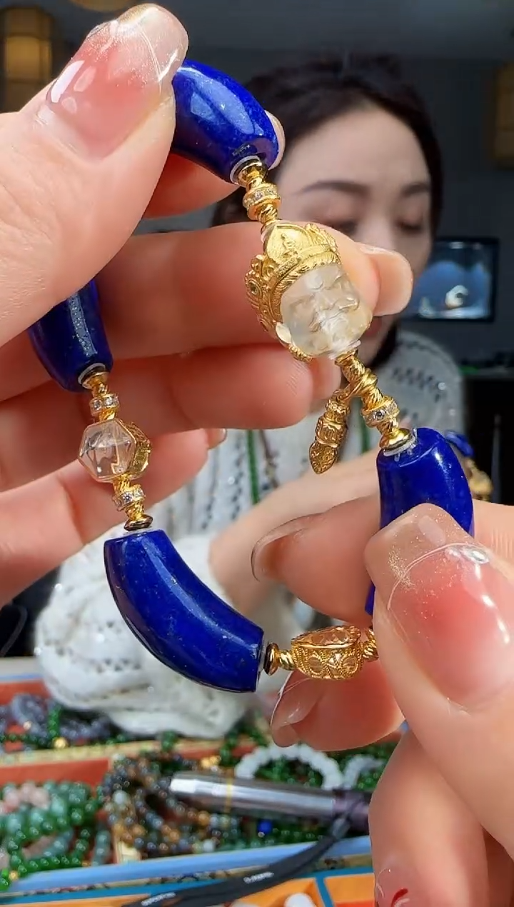 未镶嵌青金石手链1