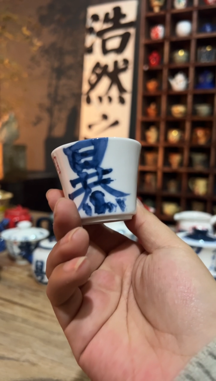 【闪购商品】观云听雨原创手绘茶具