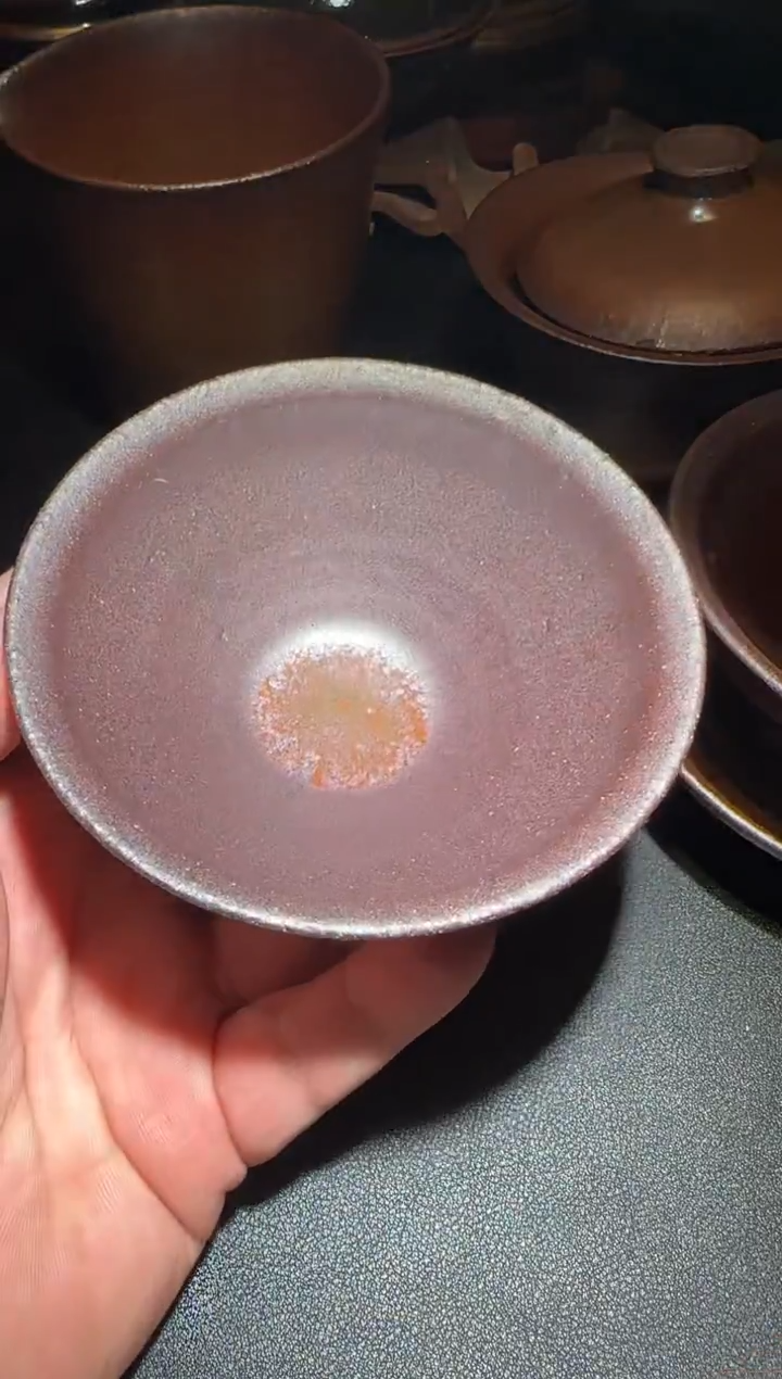 茶盏微瑕通天龙窑柴烧建盏