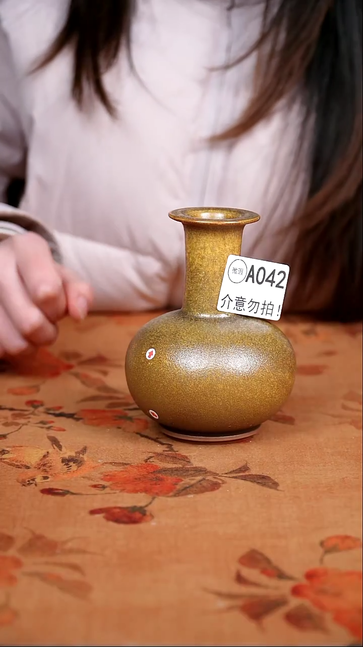 二级钧瓷茶器摆件