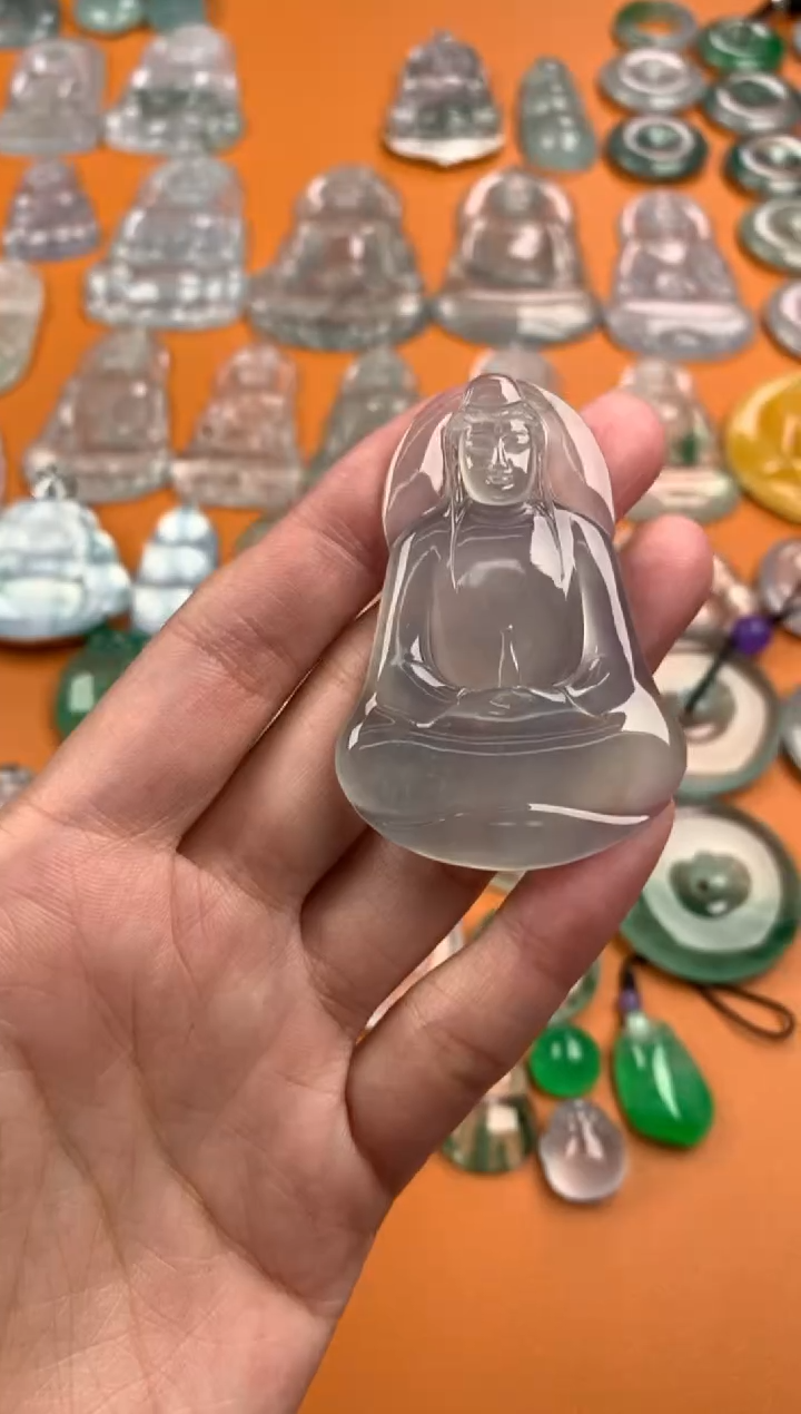 【闪购商品】翡翠颈饰未镶嵌54.5-37.9-4.6