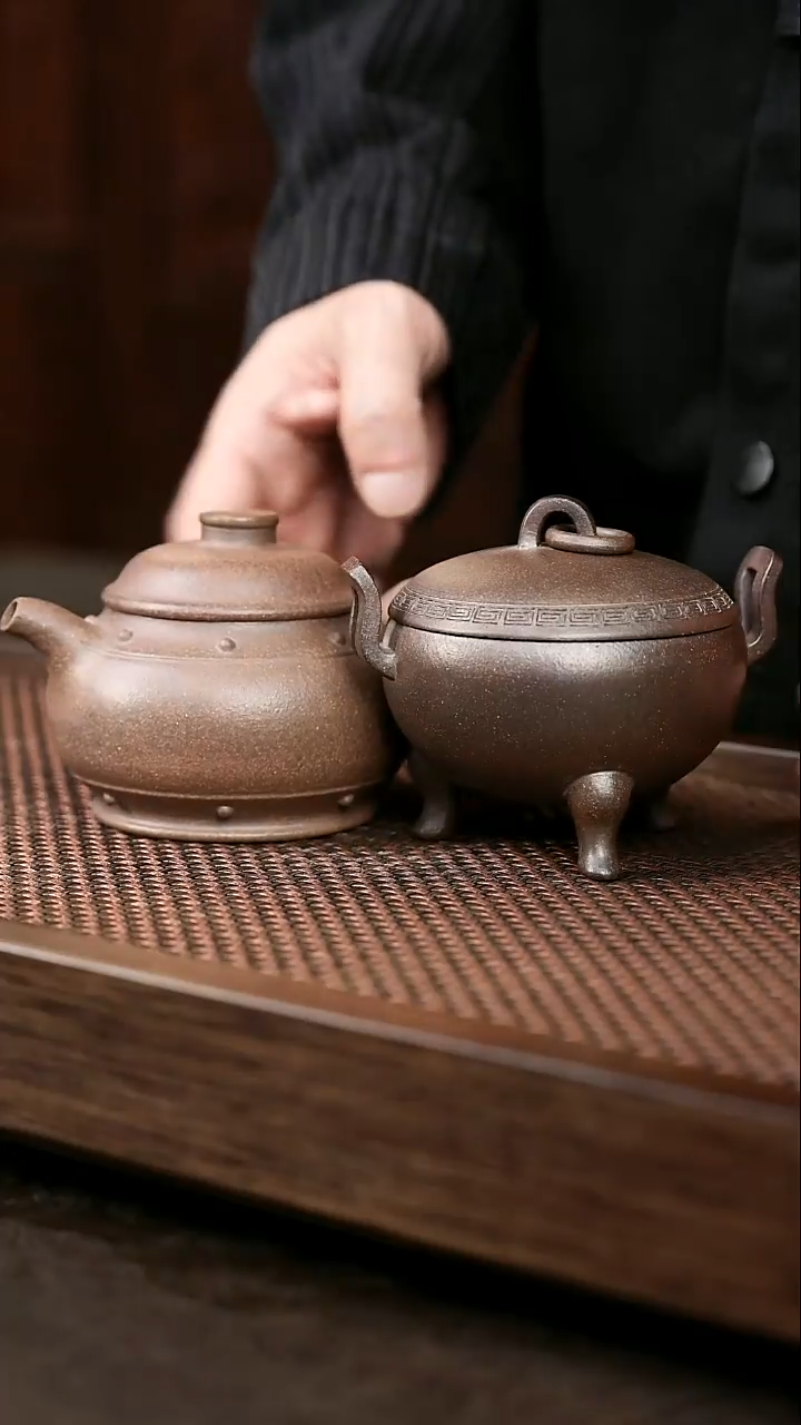 茶壶紫砂王*沐岩中泥八卦壶6+龙归宝瓶3