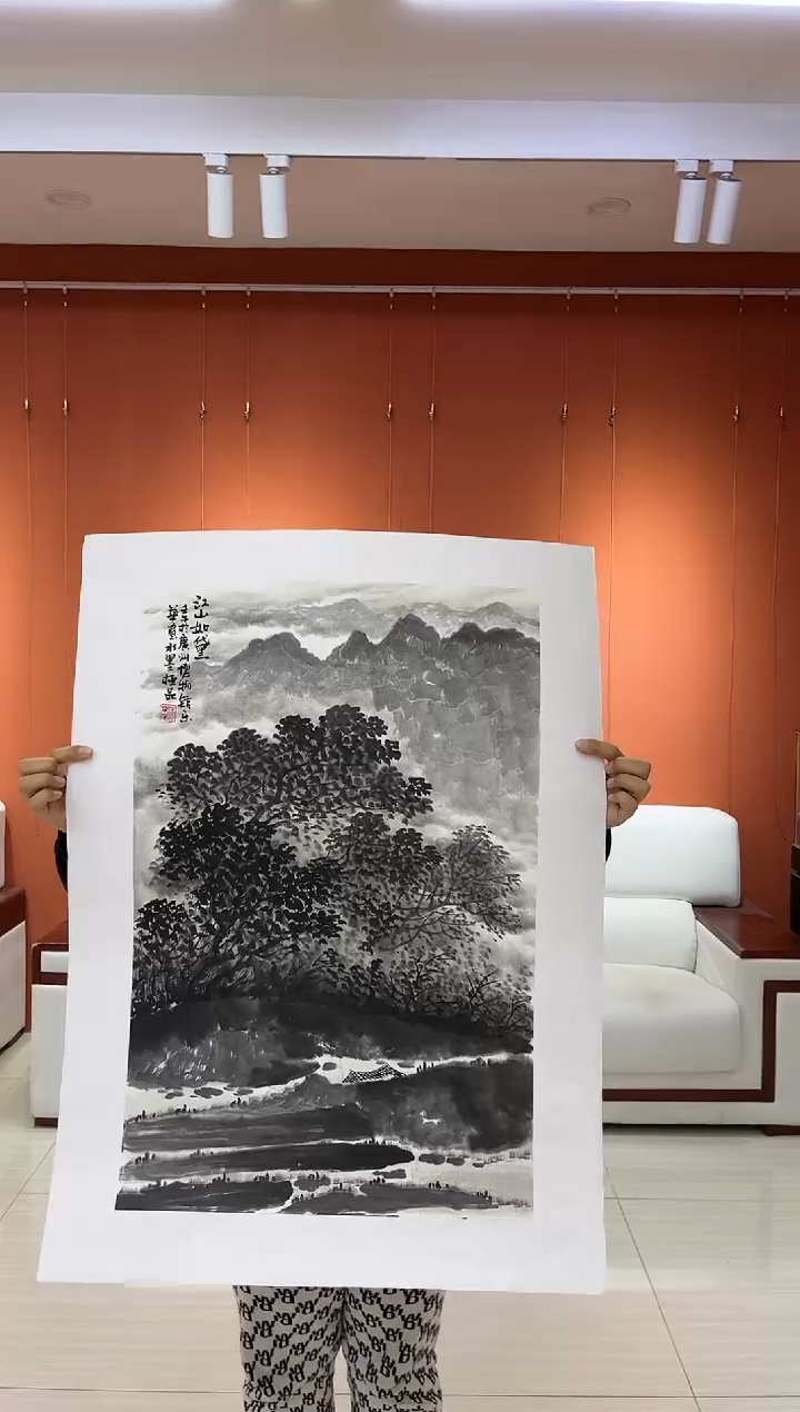 【闪购商品】国画郑乐华绘画手绘作品13-14