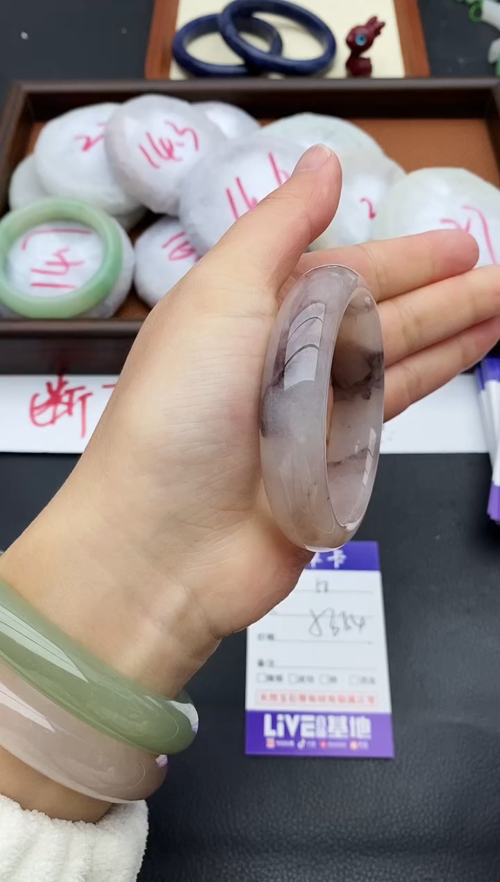 未镶嵌手镯石英质玉58+53/54