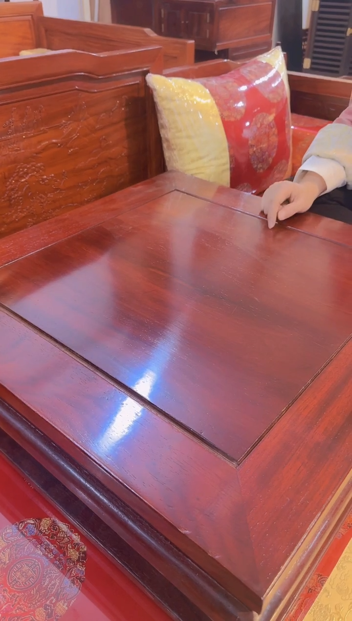 邵氏紫檀棋盘桌炕桌(单个)